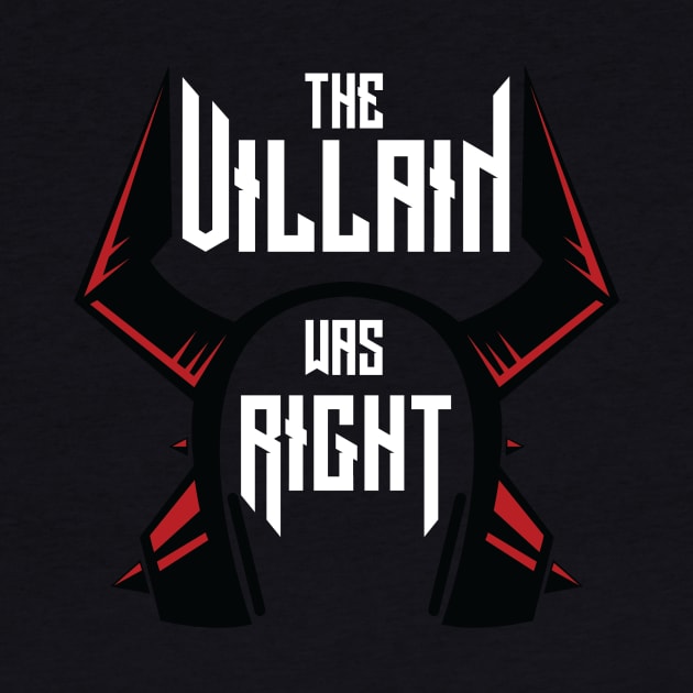 The Villain Was Right Logo New! by The Villain Was Right